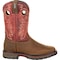 Georgia Boot Carbo-Tec, Men's Waterproof Western Work Boot, SPR Leather, 11 in Height, Brown and Red GB00221 - alternate 3